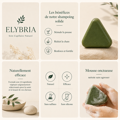 ELYBRIA — Le Shampoing Solide Naturel